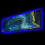 Wallity Cuadro Decorativo de Lienzo Iluminado con LED Multicolor 30x90 cm